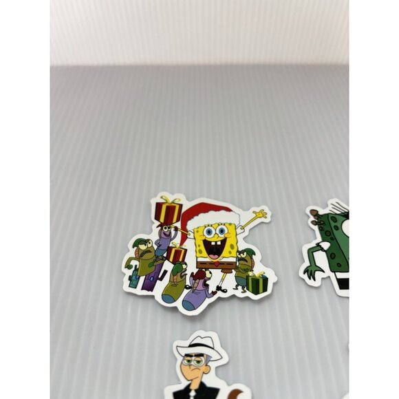 SpongeBob Sticker Lot 4pc Cartoon Vinyl Mix Cute Water Bottle Laptop Decals Fun! - Picture 2 of 5
